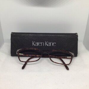 Karen Kane Eyeglasses Frames Only 52-16-140 Women’s Tortoise w/ Case No Lenses